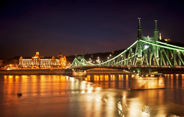 Liberty bridge in Budapest — Stock Photo, Image