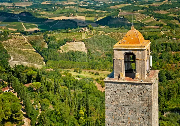 Middeleeuwse stad van Toscane — Stockfoto