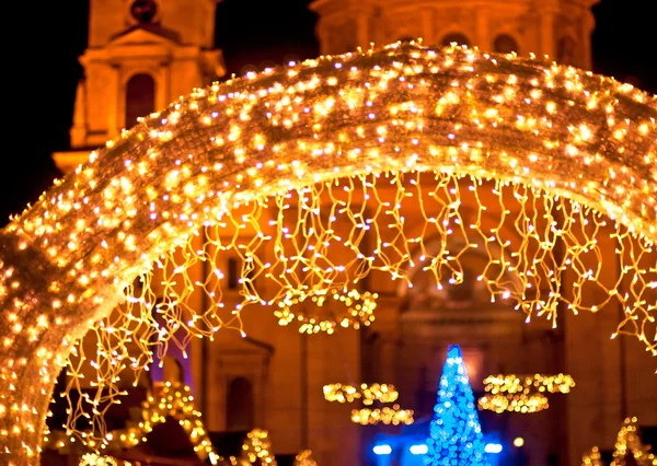 Vánoční jarmark v Budapešti — Stock fotografie