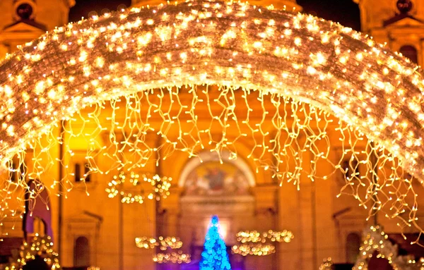 Vánoční jarmark v Budapešti — Stock fotografie