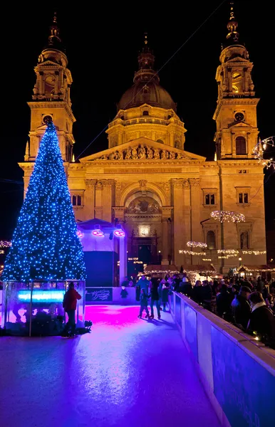 Christmas Fair in Budapest — Stock Photo, Image