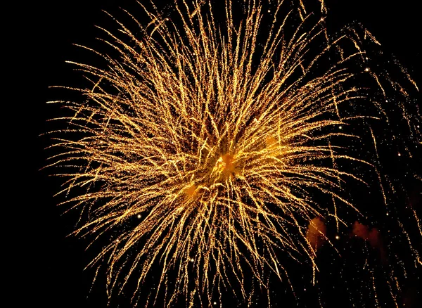 Fogos de artifício fantástico — Fotografia de Stock