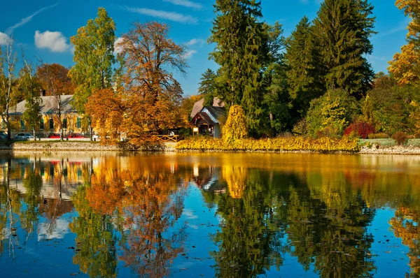 Trevlig höstlig scen — Stockfoto