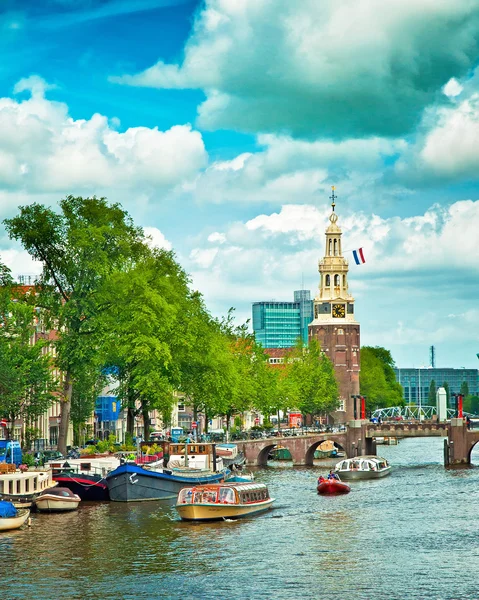 Canals of Amsterdam — Stock Photo, Image