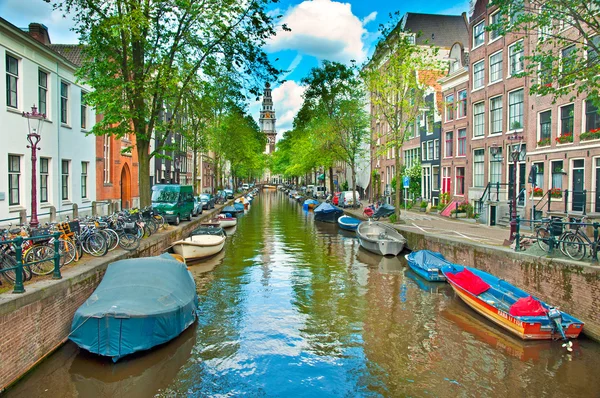 Canales de Amsterdam — Foto de Stock