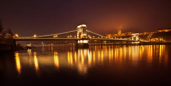 Budapest di notte — Foto Stock