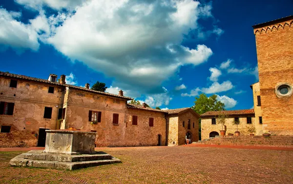 Gamla stan i san gimignano — Stockfoto