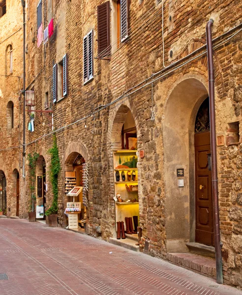 Nice houses in the old town — Stock Photo, Image