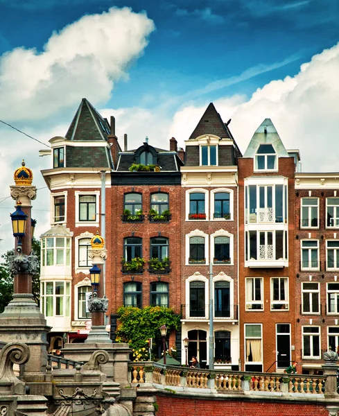 Canales de Amsterdam — Foto de Stock