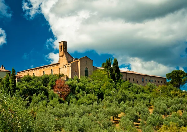 Gamla stan i san gimignano — Stockfoto