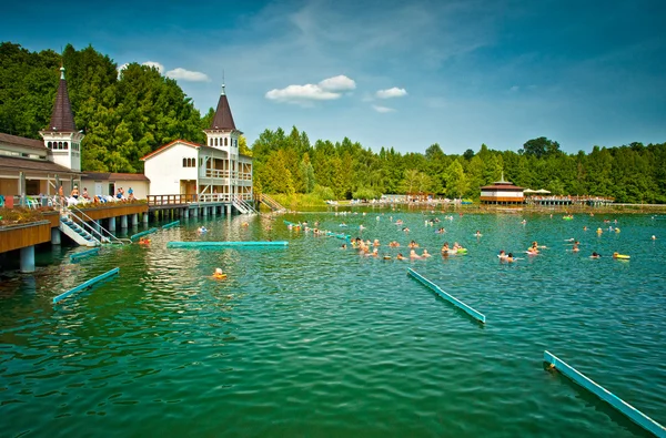 Den termiska sjön heviz berömda — Stockfoto
