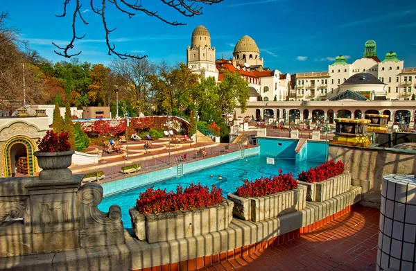 Gellert termalbad i budapest — Stockfoto