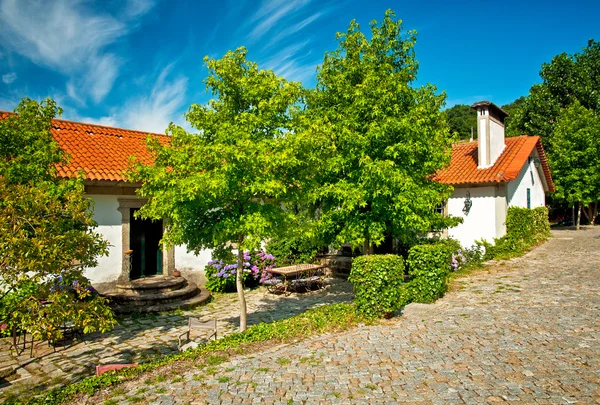 Schönes ländliches Haus — Stockfoto