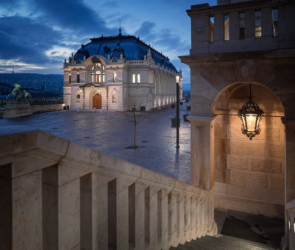 Budapest Hungria Novembro 2021 Recém Renovado Royal Riding Hall Castelo — Fotografia de Stock