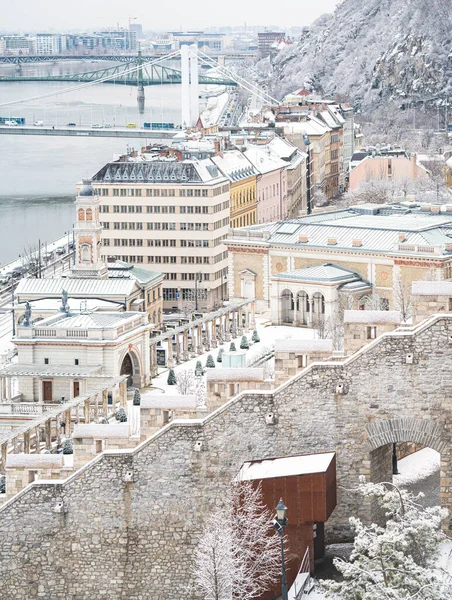 View Budapest Winter — Stock Photo, Image