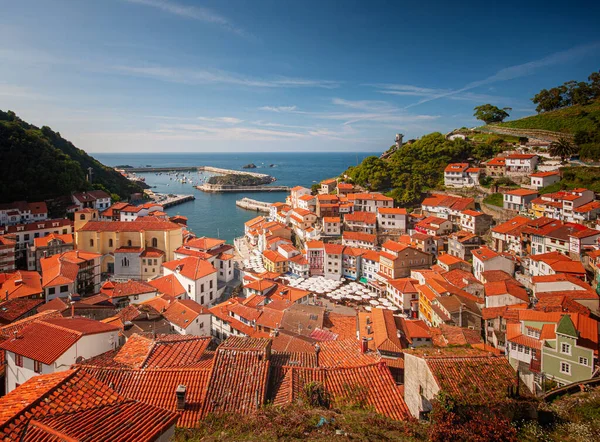 View Old Town Cudillero Spain — ストック写真