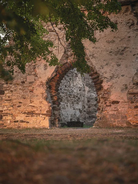 Medieval Ruin Temple Lake Balaton Hungary — Stock Photo, Image