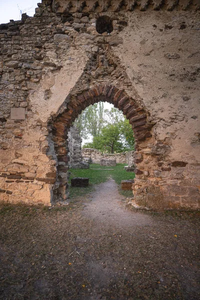 Medieval Ruin Temple Lake Balaton Hungary — Stock Photo, Image