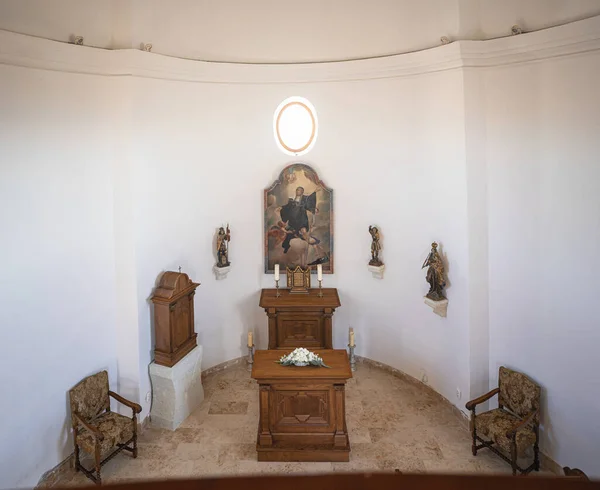 Interior Terezia Chapel Tarcal Hungary — Fotografia de Stock