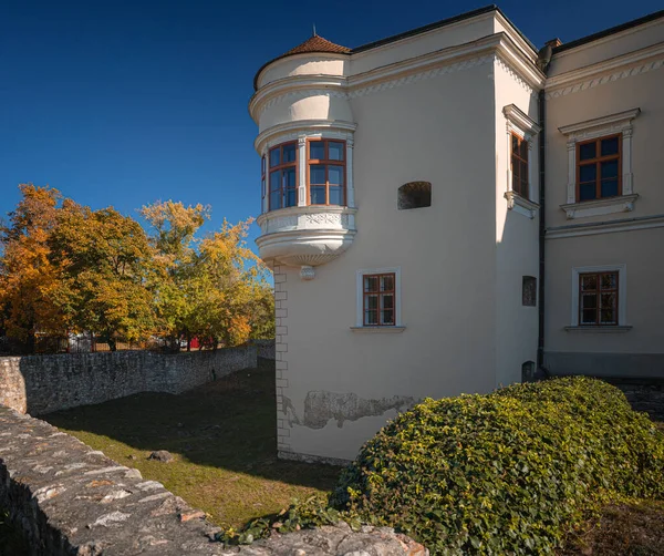 Sarospatak Hungary October 2021 Exterior Famous Medieval Castle Sarospatak Hungary — Stock Photo, Image