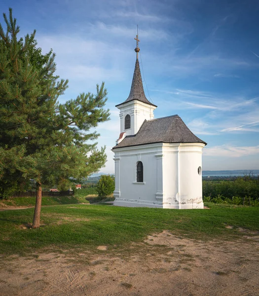 Nice Old White Chapel Balatonlelle — Stock Photo, Image