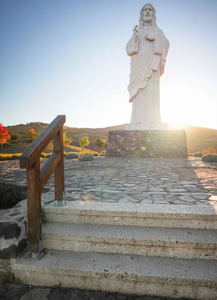 Tarcal Hungary October 2021 Famous Jesus Christ Statue Tarcal Hungary — Stock Photo, Image