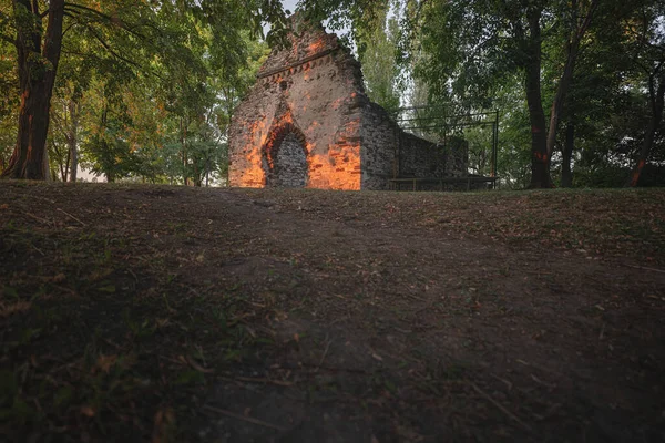 Medeltida Ruin Tempel Vid Sjön Balaton Ungern — Stockfoto