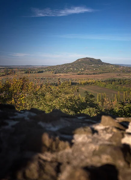 匈牙利巴达科尼Szigliget城堡的美景 — 图库照片