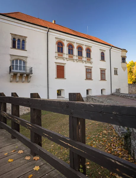 Sarospatak Hungría Octubre 2021 Exterior Del Castillo Medieval Srospatak Otoño — Foto de Stock