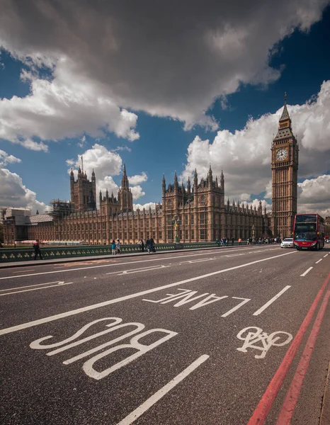 London United Kingdom April 2015 Big Ben Houses Parliament London — Foto Stock