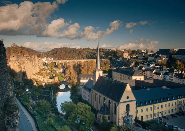 Panoramic View Old Town Luxembourg — Stock Photo, Image