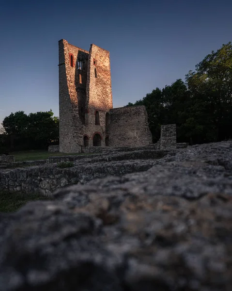 Średniowieczna Świątynia Ruiny Drgicse Nad Balatonem — Zdjęcie stockowe