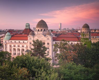Budapeşte, Macaristan 'daki ünlü Gellrt Oteli