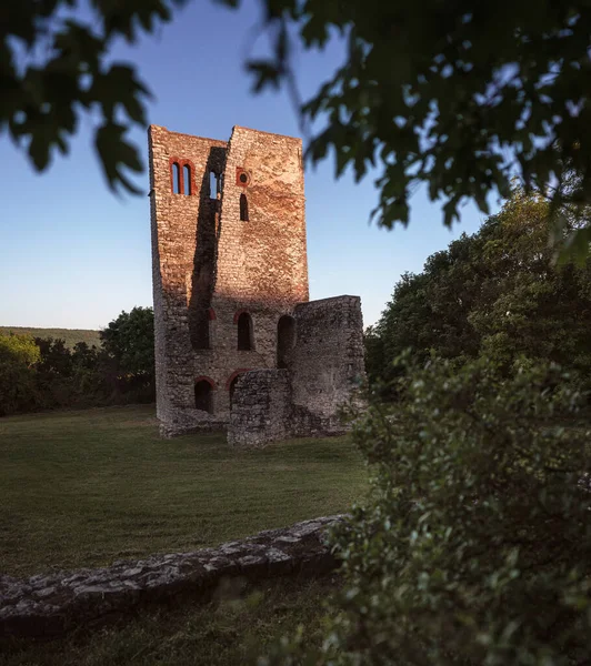 Średniowieczna Świątynia Ruiny Drgicse Nad Balatonem — Zdjęcie stockowe