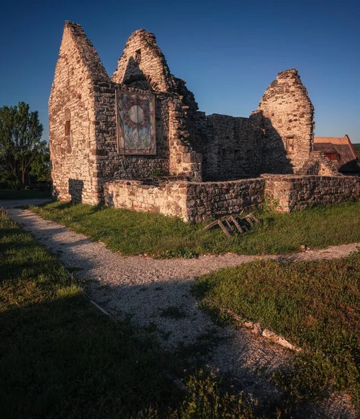 Medieval Ruin Temple Dorgicse Lake Balaton — Stock Photo, Image