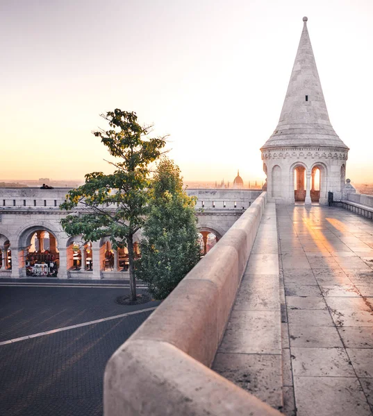 Bastión Del Pescador Budapest Por Mañana — Foto de Stock