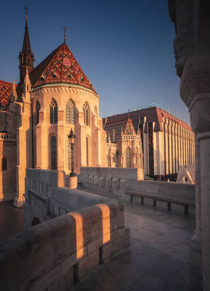 Matthias Kirche Der Budaer Burg Budapest Ungarn — Stockfoto