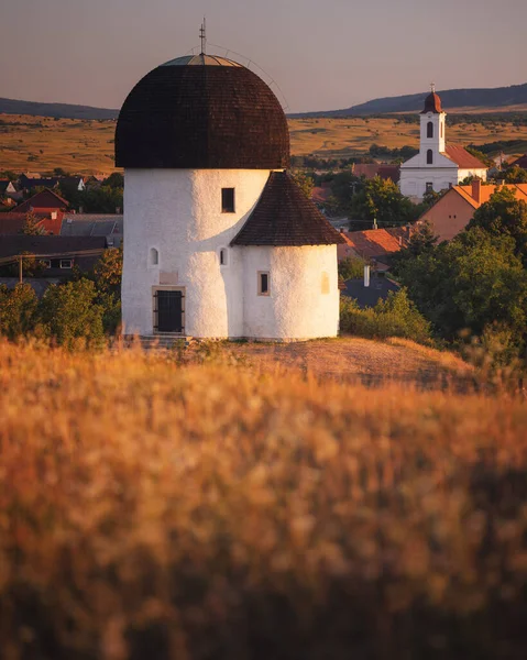 Middeleeuwse Rotunda Tempel Osku Hongarije — Stockfoto