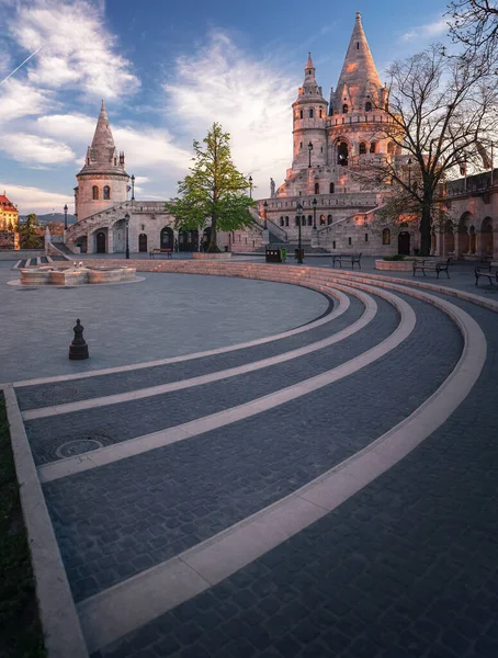 Rybářská Bašta Budapešť Ráno — Stock fotografie