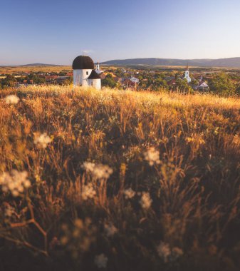 Macaristan 'ın Osku kentindeki Ortaçağ Rotunda tapınağı