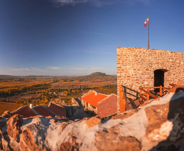 Famous Szigliget Castle Lake Balaton — Foto Stock