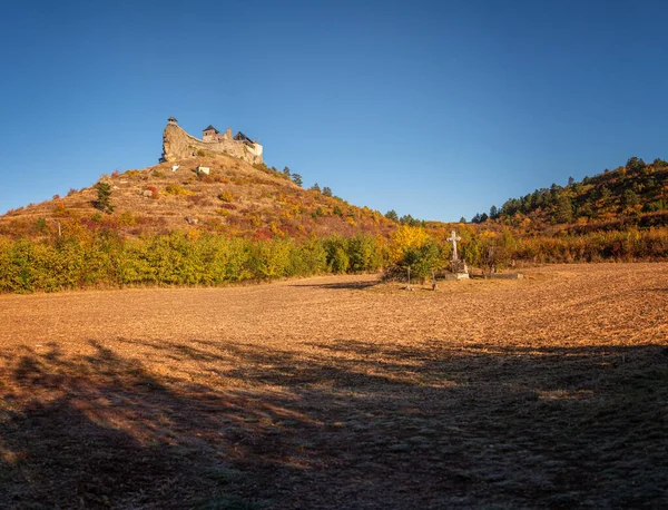 Знаменитый Средневековый Замок Болдогко Венгрия Осенью — стоковое фото