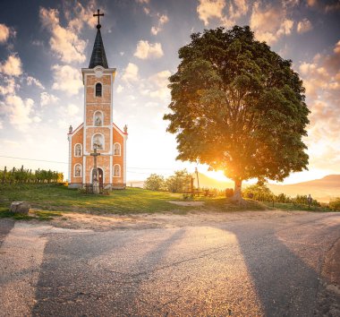 Macaristan 'ın Hegymagas kentindeki ünlü Lengyel Şapeli