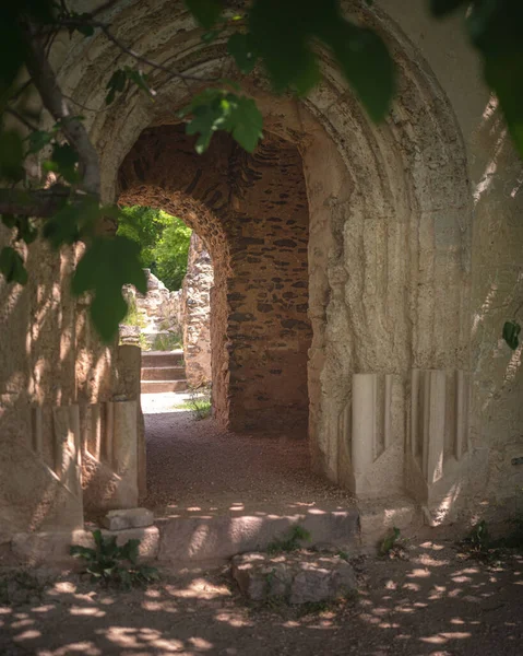 Ruinas Medievales Templo Lago Balaton Hungría — Foto de Stock