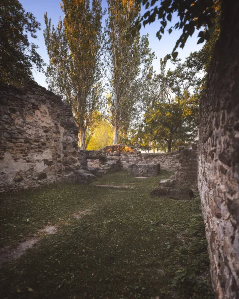 Medieval Ruin Temple Lake Balaton Hungary — Stock Photo, Image