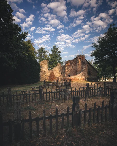 Temple Médiéval Ruine Radpuszta Balatonlelle Lac Balaton — Photo