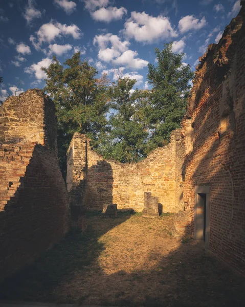 Mittelalterlicher Ruinentempel Von Radpuszta Balatonlelle Plattensee — Stockfoto