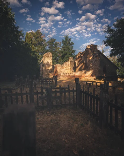 Medeltida Ruin Tempel Radpuszta Balatonlelle Vid Sjön Balaton — Stockfoto