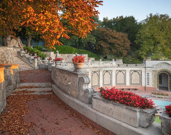 Budapest Maďarsko Října 2019 Gellertovy Termální Lázně Budapešti Gellert Medical — Stock fotografie