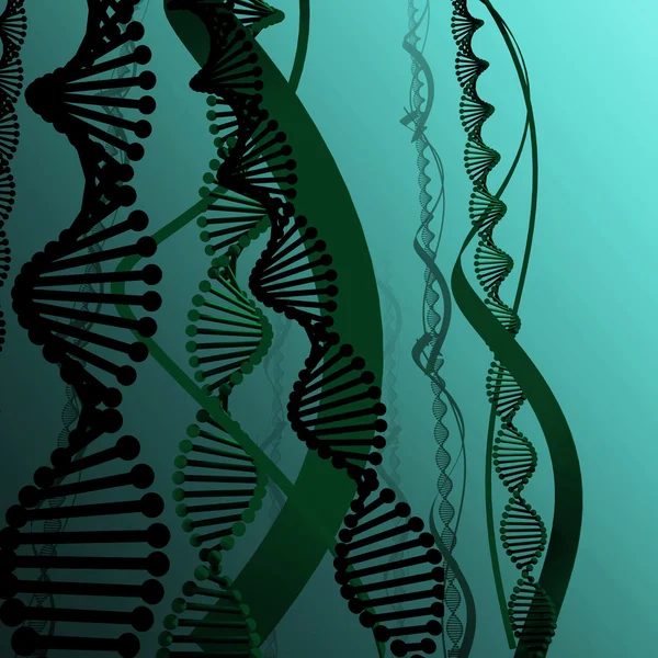 Цифровая иллюстрация ДНК — стоковое фото